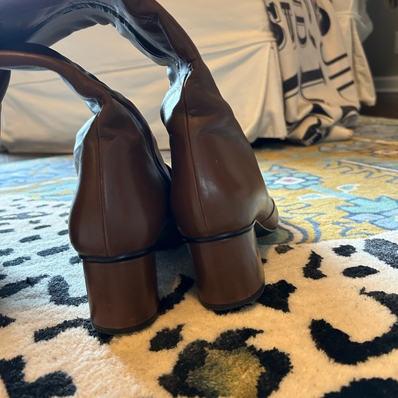 GUCCI Brown Lillian Leather Knee-High Boots - 39 - Picture 7 of 8